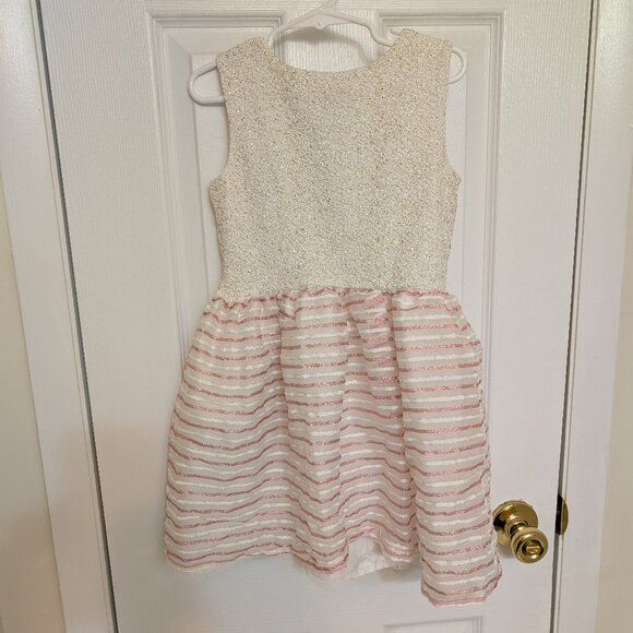 Children's Place Glitter and Striped dress - Picture 5 of 7